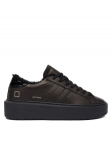 D.A.T.E. Tossud Hill Low Fur Platform W431-HPF-MN Must 39