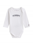 Tommy Hilfiger Laste bodi Monotype KN0KN02133 Valge