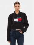 Tommy Jeans Kampsun Center Flag DW0DW18528 Must Relaxed Fit
