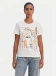 Desigual T-s&auml;rk 26SWTK51 Valge Regular Fit
