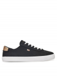Tommy Hilfiger Tenniskingad Vulc Canvas Lace Up Sneaker FW0FW08647 Must