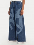 Weekend Max Mara Teksad Vortice 2615181011 Tumesinine Wide Leg 42