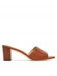 LAUREN RALPH LAUREN Pl&auml;tud Everley Block-Heel 802974364002 Pruun