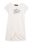 Karl Lagerfeld Kids Igap&auml;evane kleit Z31150 D Valge Regular Fit