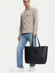 Calvin Klein Kott Ck Premium Leather E/W Tote Xl K50K512894 Must