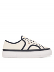Tommy Hilfiger Tenniskingad Platform Vulc Piping FW0FW09394 Valge