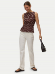 Vero Moda S&auml;rkpluus Elisa 10347963 Tumepruun Loose Fit