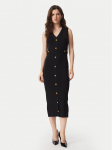 MICHAEL Michael Kors Kootud kleit MT683J25ZV Must Slim Fit