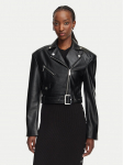 KARL LAGERFELD Tehisnahast jope B3W14008 Must Regular Fit