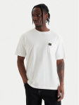 RVCA T-s&auml;rk Americana Pocket EVYZT00127 Valge Relaxed Fit