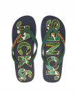 Jack & Jones Varbavahesandaalid Jfwlogo Palm Print Flip Flop Ln 12230642 Tumesinine