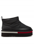 Tommy Jeans Lumesaapad Tjw Nylon Flatform Boot Wl EN0EN02689 Must 40