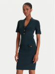 Guess Kootud kleit W5YK29 Z0130 Roheline Slim Fit
