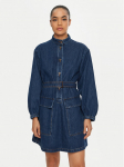 Weekend Max Mara Teksakleit Euro 2515221021 Tumesinine Relaxed Fit