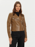 Vero Moda Tehisnahast jope Riley 10302441 Pruun Slim Fit M