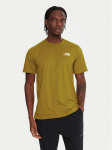 The North Face T-s&auml;rk Simple Dome NF0A87NG Kollane Regular Fit S