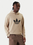 adidas Pluus adicolor Trefoil KE0878 Beež Loose Fit S