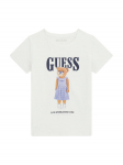 Guess T-s&auml;rk J6GI04 K6YW4 Valge Regular Fit 7Y