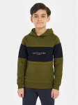 Tommy Hilfiger Pluus Essential Colorblock KB0KB08385 S Roheline Regular Fit