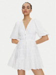 Pepe Jeans Suvekleit Delia PL953475 Valge Regular Fit