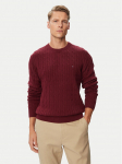 Tommy Hilfiger Kampsun Classic MW0MW33132 Bordoopunane Regular Fit