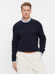Tommy Hilfiger Kampsun MW0MW33132 Tumesinine Relaxed Fit