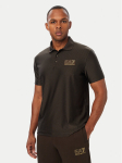 EA7 Emporio Armani Polo s&auml;rk 7M002256 AF26529 U6027 Tumepruun Regular Fit