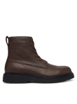 Calvin Klein Saapad Combat Ess Lace Up Zip Boot Lth YM0YM01373 Pruun
