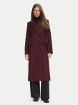 Tommy Hilfiger Villane mantel Classic WW0WW51525 Bordoopunane Regular Fit