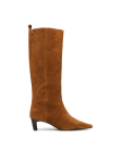 Tommy Hilfiger Ratsasaapad Kitten Heel Suede High Boot FW0FW09655 Helepruun