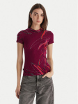 Desigual T-s&auml;rk Lala 25WWTK16 Bordoopunane Regular Fit