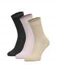 Nine West Pikad sokid CEO_AS_NW_07_W_AW25 (3 PACK) mix Roosa