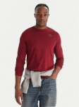 Robe di Kappa Pikkade varrukatega T-s&auml;rk 631189W Punane Slim Fit L