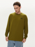The North Face Pikkade varrukatega T-s&auml;rk Easy NF0A87N8 Roheline Regular Fit S
