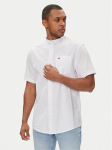 Tommy Jeans S&auml;rk Mao DM0DM18965 Valge Regular Fit S