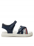 Tommy Hilfiger Sandaalid Strippes Velcro Sanadal T1A2-33234-0326 S Tumesinine