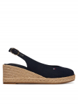 Tommy Hilfiger Espadrillid Mid Wedge Espad Slingback FW0FW09228 Tumesinine