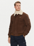 Aeronautica Militare Tehisnahast jope 242PN948PL248 Pruun Regular Fit
