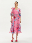 Nissa Kokteilikleit RS14867 Roosa Regular Fit