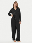 LAUREN RALPH LAUREN Pidžaama ILN92556 Must Relaxed Fit