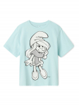 NAME IT T-s&auml;rk Fleur Smurfs 13241788 Sinine Regular Fit