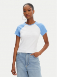 Juicy Couture T-s&auml;rk Contrast JCWCT125307 Valge Slim Fit