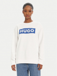 HUGO Pluus Classic 50522425 Valge Relaxed Fit