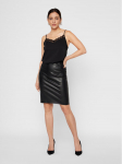 Vero Moda Tehisnahast seelik 10218187 Must Slim Fit