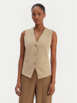 Weekend Max Mara &Uuml;likonna vest Poggio 2615911021 Beež Slim Fit
