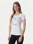 EA7 Emporio Armani T-s&auml;rk 7W000977 AF10373 Valge Regular Fit
