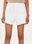Pepe Jeans Teksap&uuml;ksid A-Line Short Uhw PL801112TC1 Valge Slim Fit