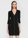 Blugirl Blumarine Kootud kleit RA3105-MA18F Must Slim Fit