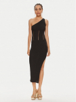TWINSET Kootud kleit 241TT3151 Must Slim Fit