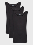 BOSS Tank topide komplekt 50475278 Must Regular Fit